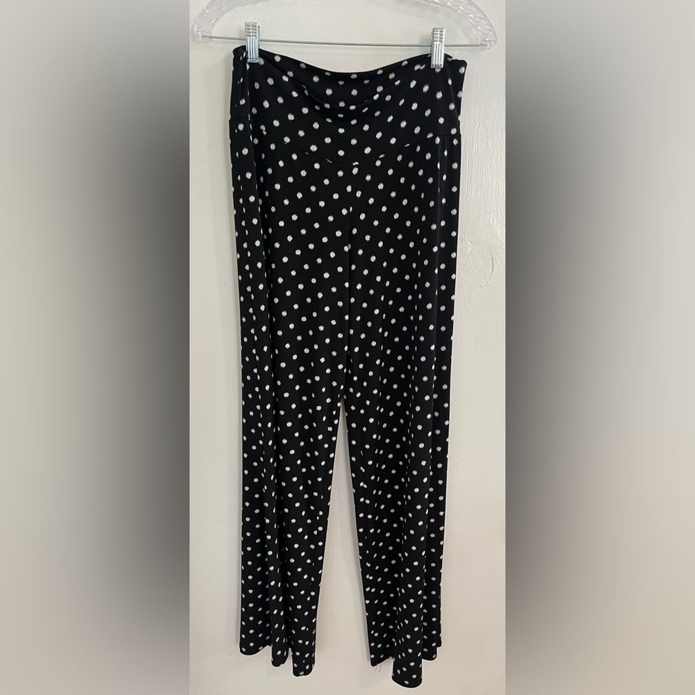 Black/White Polkadot Pants